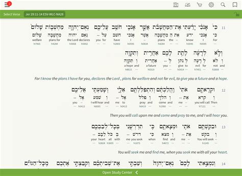 Interlinear Bible: Greek, Hebrew, Transliterated, English, Strong's.
